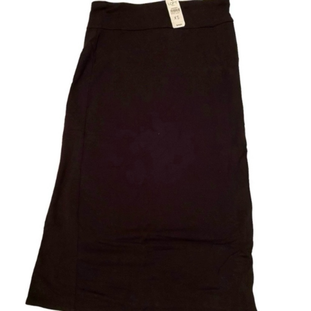 Loft Outlet Classic Black Lounge Skirt size XS